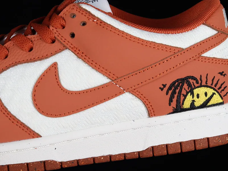 All categories Nk SB Dunk series Nk SB Dunk Low low-top sneakers J version Nk Dunk Low SE "Sun Club" white and orange SB low-top sports and leisure sneakers DR5475-100